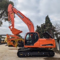 Chenille hydraulique DX 225 DOOSAN 2021 Medium 22 tonnes Corée Original seconde main utilisé Doosan DX225 prix de l'excavatrice à vendre