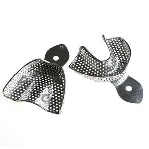 Plateau d'empreinte pour prothèse complète en acier inoxydable, réutilisable, amovible, lot de 10 pièces, fabriqué par Pissco - Product Image 3