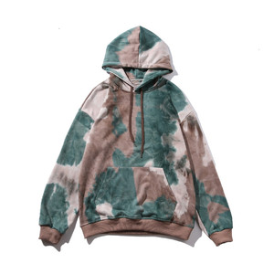 Op Maat Gemaakte Capuchon Tie Dye Hoodies Mannen Oversized Sweatshirts Unisex Streetwear Baggy <span class=keywords><strong>Hiphop</strong></span> Hoodies Sweatshirts Heren Kleding - Product Image 1