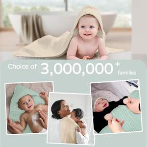 ชุดผ้าขนหนูคลุมศีรษะสำหรับเด็กทารกและเด็กเล็ก ผ้ามัสลินเนื้อนุ่ม ซึมซับน้ำได้ดี ขนาดใหญ่ - Product Image 3