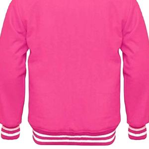 แจ็คเก็ตเลตเตอร์แมนขนสัตว์แบบใหม่สำหรับผู้ชาย ชุดแจ็คเก็ตวาร์ซิตี้ชาย ปักลายปะติดสีแดงขาวแบบกำหนดเอง HI Bomber 2026 - Product Image 3