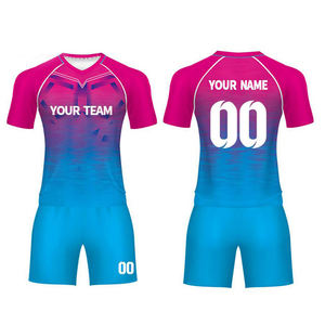 Ensemble d'uniformes de rugby respirants pour hommes et femmes Uniforme d'équipe de rugby en vrac sublimé personnalisé - Product Image 6