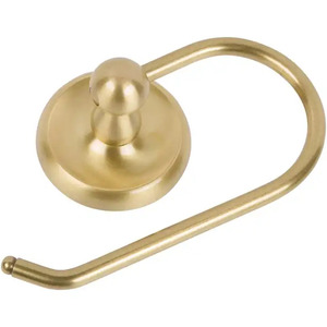 Porte-rouleau de papier hygiénique à Base papillon en laiton argenté aspect traditionnel fini argent pour accessoires de salle de bain - Product Image 6