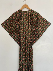 ชุดคาฟตันผ้าฝ้ายทำด้วยมือไซส์ใหญ่พิเศษชุดใส่นอนสำหรับวันแม่ผ้าฝ้าย - Product Image 6