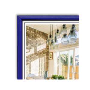 Lot de 4 cadres photo en plastique bleu 30,5 x 91,5 cm pour affiches, œuvres d'art et souvenirs - Product Image 2