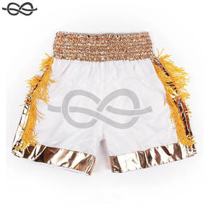 Short de boxe uni pour hommes et femmes Vêtements d'entraînement d'arts martiaux en satin Compétitions de cage de combat et confort de kickboxing - Product Image 6