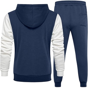 Custom Men's Full <b>Zip</b> <b>Hooded</b> Jogging Wear Tracksuit - Product Image 3