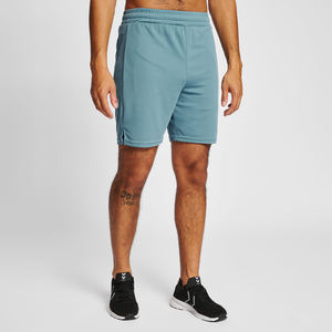 2024 haute qualité hommes Gym entraînement Sport Shorts haute Streetwear poches 100% coton USA taille décontracté Logo personnalisé motif solide - Product Image 1