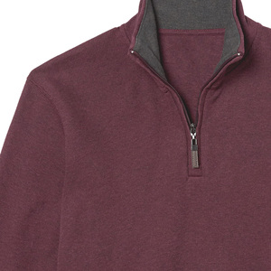 <b>Men</b> <b>Sweatshirt</b> Top Quality Winter Custom <b>Men</b> Custom Embroidery Plain Cotton Blended Outdoor Fleece <b>Sweatshirts</b> Half Zip - Product Image 4