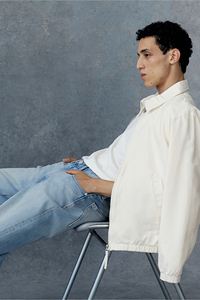 Pantalones vaqueros holgados y rectos de color azul vaquero para hombre, 100% de algodón, cómodos y de uso diario, pantalones vaqueros de alta calidad, precio de fábrica al por mayor - Product Image 5