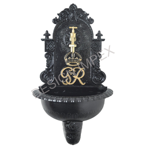 Fontaine murale à montage extérieur en fonte de haute qualité à prix de gros Fabrication La fontaine de jardin incroyable de qualité exclusive - Product Image 5