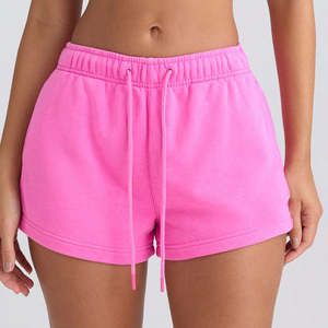 Shorts de jogging athleisure d'été pour femme, de haute qualité, séchage rapide, basiques, en coton doux et polyester, couleur unie, séchage rapide, vierge - Product Image 4