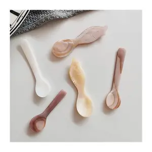 Mother of pearl caviar spoons cheapest price wholesale mini MOP spoon from trusted suppliers
