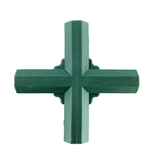 Raccords de tuyauterie en acier plastifié 11mm 16mm 19mm, connecteurs de jardinage à trois, quatre ou <span class=keywords><strong>cinq</strong></span> voies, supports de piquets, connecteurs de treillis en plastique - Product Image 6