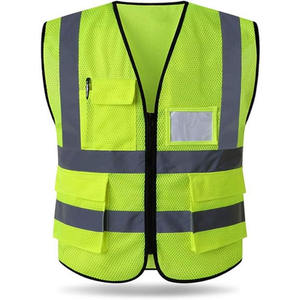 Wholesale Custom Logo High Visibility Reflective Safety <b>Vest</b> with Multi Pockets Breathable Construction uploaded by <b>Dress</b> Sports - Product Image 1
