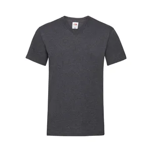 T-shirts personnalisés à col en V Valueweight pour la promotion et le merchandising - Product Image 4