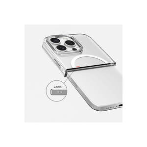 Funda de Silicona Suave Netzy para iPhone 16 Pro, Compatible con MagSafe, Transparente, Protege la Cámara - Product Image 3