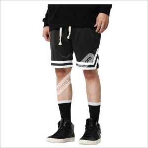 2025 Summer Custom <b>White</b> Rib Beach Basketball <b>Gym</b> <b>Shorts</b> for Men Corduroy Fabric Embroidered Sweat Wicking Jogging Mesh <b>Shorts</b> - Product Image 2