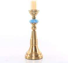 Bougeoir Vintage en Aluminium Design Classique avec Embellissements Artistiques pour la Maison de Noël et la Décoration de Bureau - Product Image 2