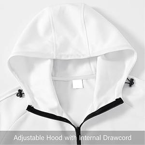 Logo personnalisé ensemble de survêtements de fitness d'hiver pour hommes deux pièces sweat à capuche zippé joggersuit polaire grande taille survêtement exercice d'hiver - Product Image 3