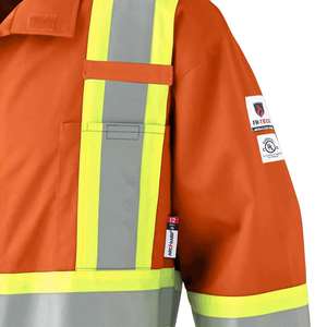 Traje DE SEGURIDAD Hi Vis de algodón de invierno hecho a medida más vendido, ropa de trabajador reflectante de excelente calidad, mono de elección superior, ropa de trabajo - Product Image 2