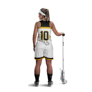 Ce maillot de lacrosse haut de gamme est personnalisé pour les équipes et est fabriqué avec un tissu respirant à séchage rapide pour les matchs et l'entraînement. - Product Image 6