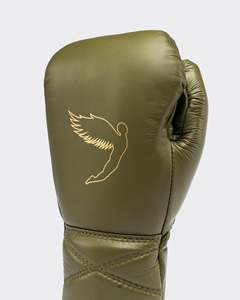 Nouvelle vente chaude en gros gants de boxe de combat vert olive personnalisés gants de boxe de coup de pied de boxe 80z à 160z - Product Image 4