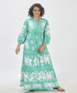 Robe Abaya Musulmane Modeste Islamique avec un Magnifique Sharara Cousu Kameez pour Mariage Musulman Fête de l'Aïd à Porter Longue en Velours - Product Image 2