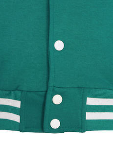 Alta calidad francés Terry equipo uniforme hombres chaquetas universitarias venta al por mayor en blanco liso Varsity chaqueta de béisbol - Product Image 3