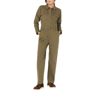 Overol DE TRABAJO PARA MUJER inspirado en la ropa de calle con bordado de impresión de logotipo personalizado Traje de protección duradero Suministro de fábrica OEM - Product Image 1
