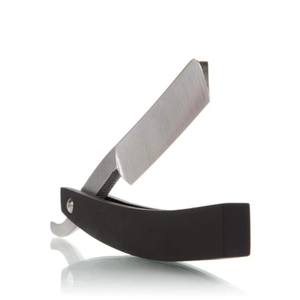 Suministros de cuidado personal de aseo para hombres de etiqueta privada-5/8 \ "hoja de acero inoxidable maquinilla de afeitar recta herramienta de afeitado de peluquero reutilizable madera - Product Image 3