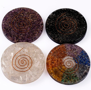 Posavasos de orgonita de cristal natural, la última rebanada de orgonita a la venta, posavasos de ágata de la mejor calidad al por mayor - Product Image 1
