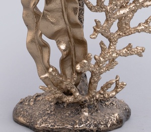 Portavelas de cristal de bronce antiguo de lujo, soporte de candelita de Metal moderno para decoración del hogar, centro de mesa - Product Image 3