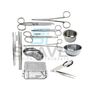 El mejor Material de alta calidad, instrumentos quirúrgicos de acero inoxidable, juegos de apósitos, uso para Surgrey por SUAVE SURGICAL INSTRUMENTS - Product Image 2