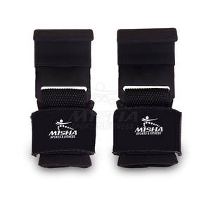 Meilleure qualité Fitness exercice Gym haltérophilie crochet néoprène sangles de poignet crochet haltérophilie crochet - Product Image 2