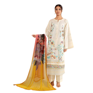 Shalwar Kameez de Diseño 2024, Estilo Boutique, Informal, para Fiesta, Moda India y Pakistaní, Transpirable, de Poliéster y Algodón - Product Image 1
