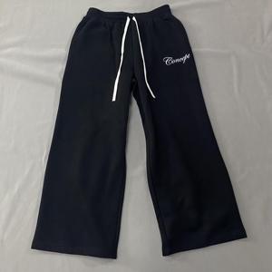 Venta al por mayor ácido lavado pantalones de chándal de los hombres de alta calidad pantalones de chándal con bolsillos logotipo personalizado pantalones de chándal para los hombres - Product Image 2