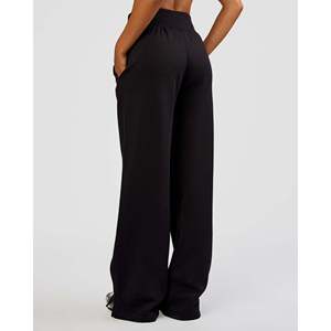 MVP Wide Leg Tall Track <b>Pant</b>-<b>Black</b> - Product Image 4