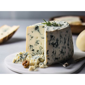 Queso azul envejecido Premium, riqueza cremosa intensa con vena dorada, queso complejo suave y análogos - Product Image 3