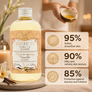 Premium Vanilla Massage <b>Oil</b> 200ml Seeds 100% Pure Compound <b>Essential</b> <b>Oil</b> OEM/ODM Private Label Professional Spa Massage Cosmetic - Product Image 1