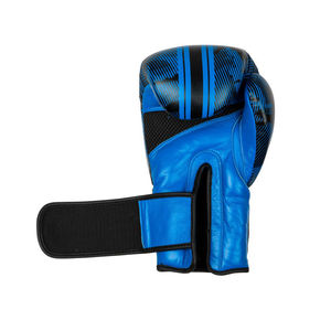 Vente en gros gants de boxe noirs de haute qualité de 12oz gants de boxe professionnels adultes à lacets en cuir gagnant logo personnalisé - Product Image 6