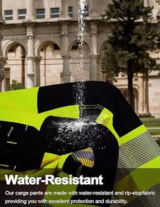 Pantalons de travail de sécurité réfléchissants de haute qualité pour hommes, pantalons à haute visibilité pour hommes - Product Image 3