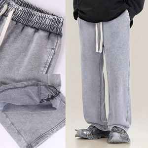 Jeans Vintage Hommes Style Hip-Hop Long Droit Pantalon Décontracté à la mode Versatile Slim Pant - Product Image 5