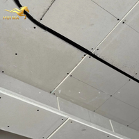 Panneau de plâtre standard directement de l'usine, recouvert de papier, pour cloisons et décoration de plafonds