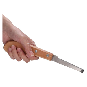 Cortador de pezuñas de caballos de ganado personalizado, cuchillo de pezuña de ganado, oveja, cerdo, mano derecha/izquierda, herramientas de poda de pies de animales, veterinaria - Product Image 1