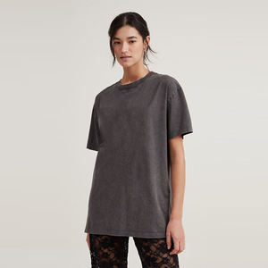 Camisetas de Verano para Mujer, Diseño Nuevo, Lavado Ácido, Talla Personalizable, Corte Regular, Ecológicas, 100% Algodón, Lisas y Modernas - Product Image 1