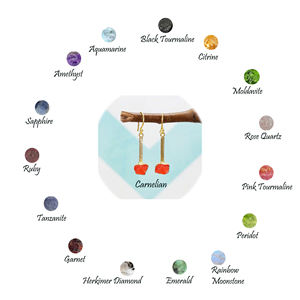 อัญมณีทัวร์มาลีนชุบทอง18K สำหรับสตรีขนาด8-10มม. เครื่องประดับต่างหูแบบสายยาวเปิดด้านหลัง - Product Image 6