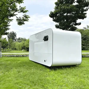 Casa Prefabricada Pequeña de 13x7x8 Pies, Cabaña Tipo Cápsula con Baño de Vidrio y Dormitorio, Moderna para Exteriores, ENVÍO GRATUITO A TODA LA REGIÓN - Product Image 5