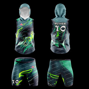 Drapeau de football personnalisé en gros uniforme de football 7on7 Oem uniforme de compression 7V7 uniforme de compression sublimé ensemble de maillots - Product Image 2