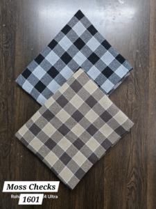 Tela de algodón de calidad de exportación Dobby Check Slub textil suave y transpirable para la fabricación de prendas de vestir - Product Image 6